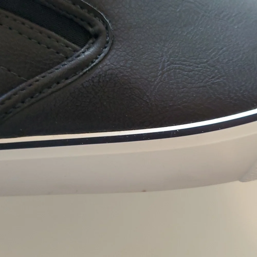 Express men navy blue with white sole loafer